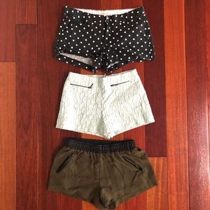 Set of 3: shorts